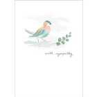 Bird With Sympathy Card