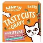 Lily's Kitchen Tasty Cuts Kitten Mixed Multipack 8 x 85g