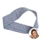 Basicare Grey Cotton Headband, super stretchy, one size fits all
