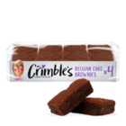 Mrs Crimble's Gluten Free Belgian Choc Brownies 4 per pack