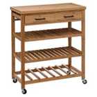 Kitchen Bamboo Trolley