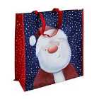 Cute Santa Jumbo Woven Gift Bag