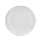 Zen White Stoneware Dinner Plate