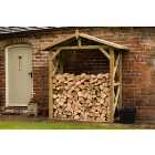Forest Garden 6ft 10in x 2ft 10in Large Apex Wall Log Store