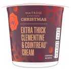 Waitrose Christmas Clementine & Cointreau Cream, 250ml