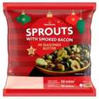 Morrisons Sprouts With Smoked Bacon In Seasoned Butter 600g