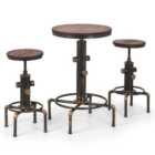 Rockport Round Bar Table with 2 Stools