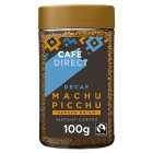 CaféDirect Fairtrade Machu Picchu Decaff Instant Coffee, 100g
