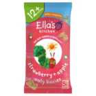 Ella's Kitchen Strawberry and Apple Oaty Biscuits Multipack Toddler Snack 5 x 20g
