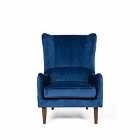 FURNITURE LINK Freya Accent Chair - Blue