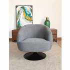 FURNITURE LINK Club Accent Chair - Grey