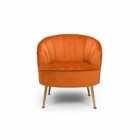 FURNITURE LINK Stella Chair - Pumpkin