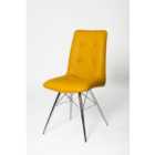 FURNITURE LINK Tampa Chair - Ochre (sold In 2's)