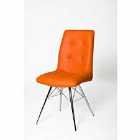 FURNITURE LINK Tampa Chair - Orange (sold In 2's)