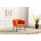 FURNITURE LINK Zara Chair - Pumpkin