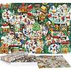 Bopster Christmas Illustrated Jigsaw Puzzle 1000 Pcs