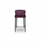 FURNITURE LINK Malmo Stool - Mulberry (sold In 2's)