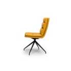 FURNITURE LINK Nobo Swivel Chair - Ochre (sold In 2's)
