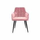 FURNITURE LINK Vienna Dining Chair - Blush (sold In 2's)