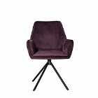 FURNITURE LINK Uno Chair - Mulberry ( Only Sold In 2's)