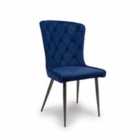 FURNITURE LINK Merlin Chair - Navy (sold In 2's)