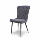 FURNITURE LINK Merlin Chair - Grey (sold In 2's)
