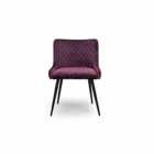 FURNITURE LINK Malmo Dining Chair - Mulberry (sold In 2's)
