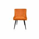 FURNITURE LINK Malmo Dining Chair - Burnt Orange (sold In 2's)
