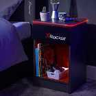 X Rocker Carbon-tek Bedside Table With Wireless Charging And Led Lights