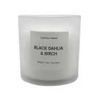 Nutmeg Home Premium Large Black Dahlia & Birch Candle 