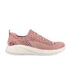 Skechers Pale Pink Bobs Sport Squad Chaos Trainers