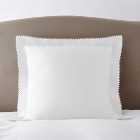 Dorma Purity Nimes 300 Thread Count Cotton Sateen Continental Square Pillowcase