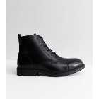 Jack & Jones Black Leather Boots