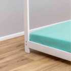 Kinder Valley Cotbed Fitted Sheet - Mint