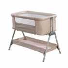Kinder Valley Snoozie Bedside Crib with 2 Pack Bedside Crib Sheets - Soft Shell