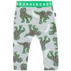 Bonds Leggings T-Rex And Friends New Grey Marle, 0-18 Months