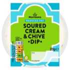 Morrisons Reduced Fat Soured Cream & Chive Dip 170g
