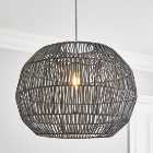 Wicker Woven Easy Fit Pendant Shade