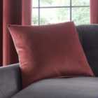 Reversible Merlot and Charcoal Velour Cushion