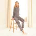 Sasha Soft Touch Printed Loungewear Pyjama Set
