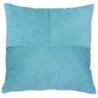 Paoletti Infinity Blue Textured Cushion
