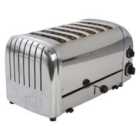 Dualit DA0144 6-Slice Classic 2200W Toaster - Polished Stainless Steel
