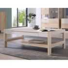 Hoyvik Coffee Table With Drawer - White