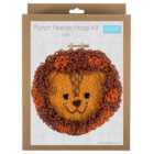 Punch Needle Kit Yarn and Hoop Lion