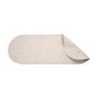 Luxury White Foot Massage Bath Mat 
