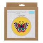 Punch Needle Kit Floss and Hoop Kit Butterfly