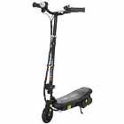 Homcom Folding Electric Scooter E Scooter With Led Headlight For Ages 7-14, Black