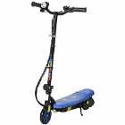 Homcom Folding Electric Scooter E Scooter With Led Headlight For Ages 7-14, Blue