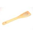 Beechwood Curved Slotted Spatula