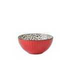 Global Red Stoneware Cereal Bowl